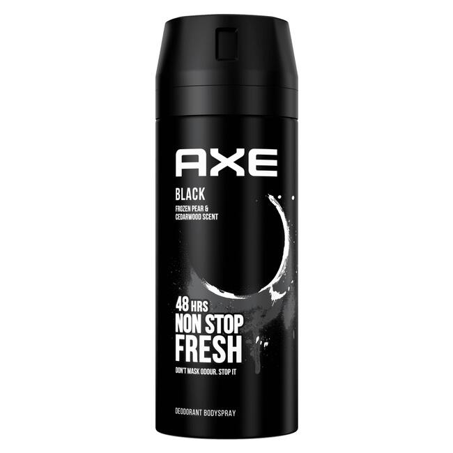 Normalisatie Rose kleur hoekpunt Axe Black Deodorant Bodyspray 150 ML 150 ML | Etos