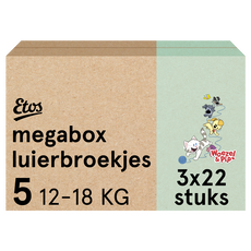 Etos Woezel & Pip Luierbroekjes Junior Maat 5 Megabox