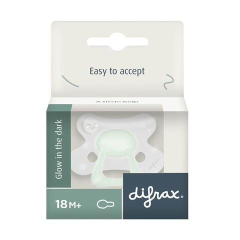 Difrax Fopspeen Natural 18+ Maanden Glow in the Dark BPA-vrij