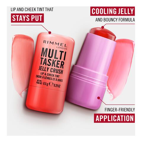 Rimmel Multi-Tasker Jelly Crush Blush en Lip Stain 300 Peachy Punch