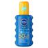 NIVEA SUN Kids Hydraterende Groen Gekleurde Zonnespray SPF50+ 200 ML