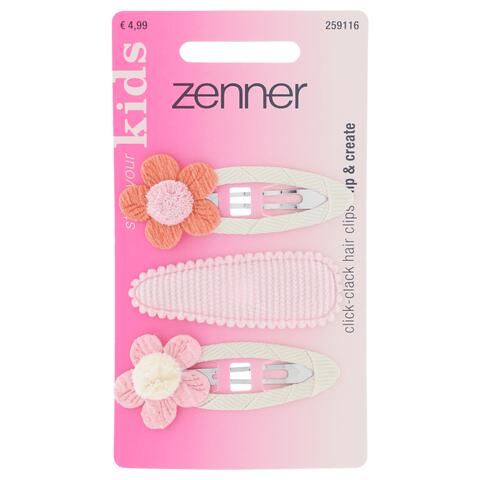 Zenner Klik-klak haarspeld kids 3x