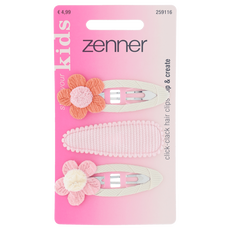 Zenner Klik-klak haarspeld kids 3x