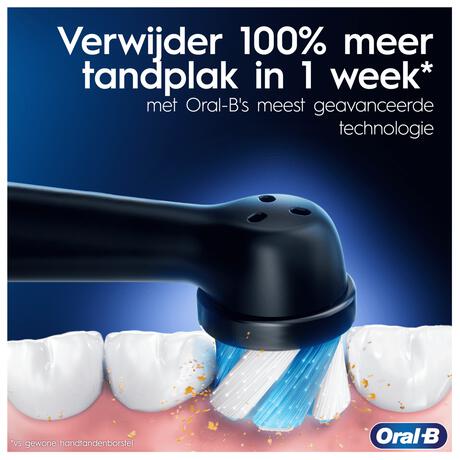 Oral-B iO 3 Duo Zwart & Blauw 2 Elektrische Tandenborstels