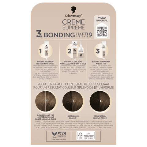 Schwarzkopf Creme Supreme Haarkleuring 6-0 Natuurlijk Lichtbruin