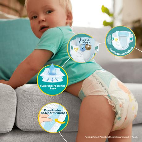 Pampers Baby Dry XXL Pack Luiers Maat 6 13-18 KG 92 Stuks