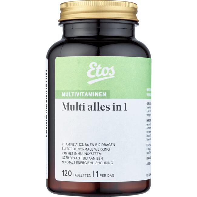 Etos Multi Alles in 1 Tabletten 120 stuks 120 EA |