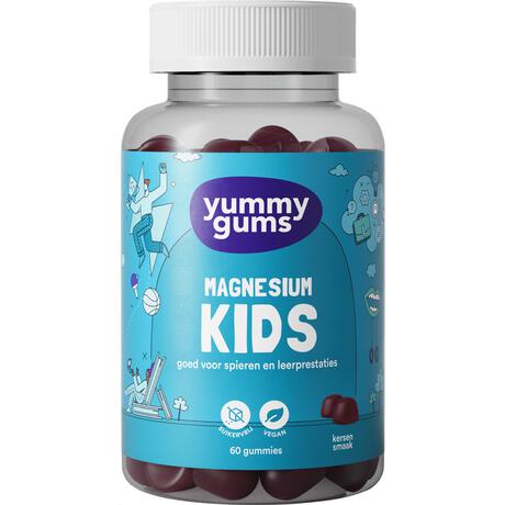 Yummugums Kids Magnesium Suikervrij 60 stuks