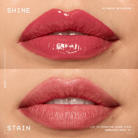 NYX Professional Makeup Lip IV Hydraterende Lipgloss Bubblegum Burst