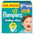 Pampers Baby Dry XXL Pack Luiers Maat 5+ 12-17 KG 100 Stuks