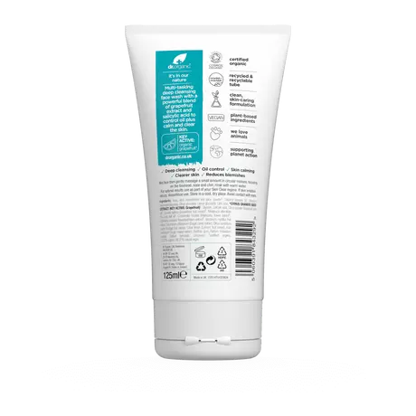 Dr. Organic Skin Clear Face Wash 125 ML