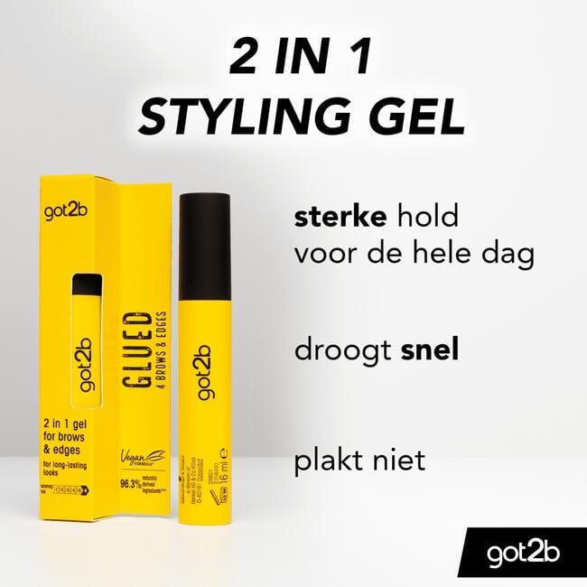 Got2b Glued 4 Brows & Edges 2-in-1 Gel 16 ML