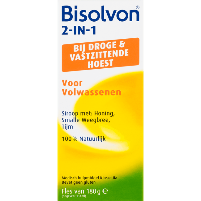 Bisolvon 2in1 Siroop Volwassenen 133 ML Etos