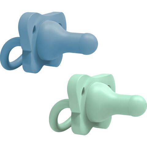 Dr. Brown's HappyPacci Fopspeen Blauw & Groen 2 stuks