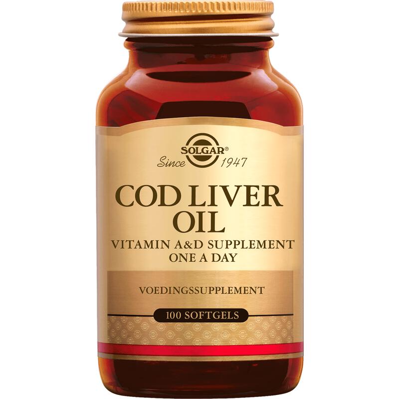 Solgar Cod Liver Oil 100 Softgels 100 stuks
