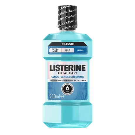 Listerine® Total Care Bescherming Tegen Tandsteen Mondwater 500 ML