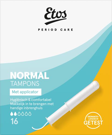 Etos Normal Tampons Met Applicator 16 stuks