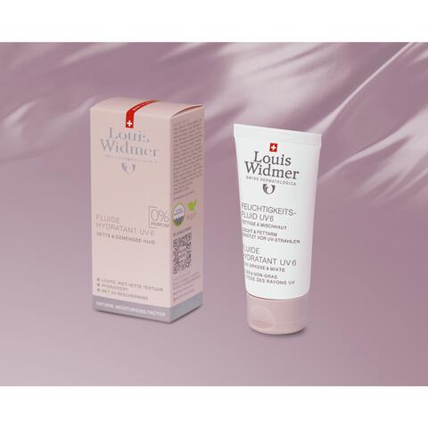 Louis Widmer Fluide Hydratant UV 6 Zonder Parfum 50 ML