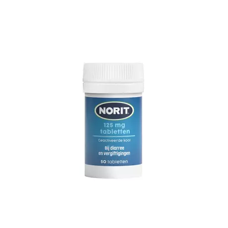 Norit 125 MG Tabletten 50 stuks