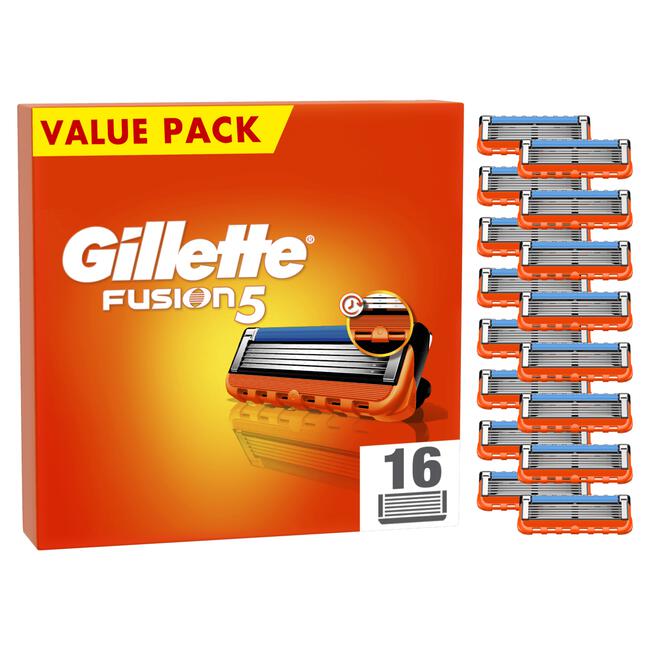 Gillette Fusion5 Navulmesjes 16 Stuks