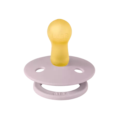BIBS Colour Fopspeen Rond Latex Maat 2 Blossom/Dusky Lilac 2 stuks