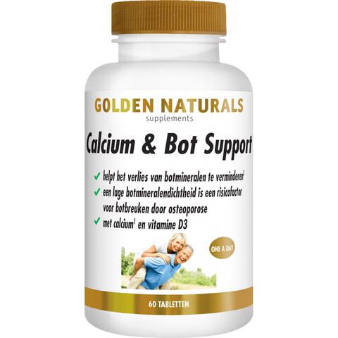 Golden Naturals Calcium & Bot Support Tabletten 60 stuks