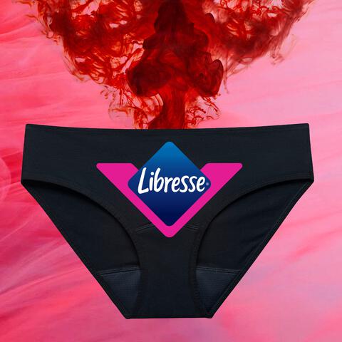 Libresse Intimawear Hipster Black M 1 Stuk