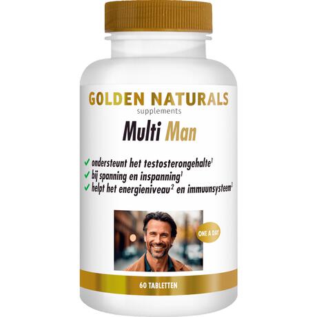 Golden Naturals Multi Man Tabletten 60 stuks