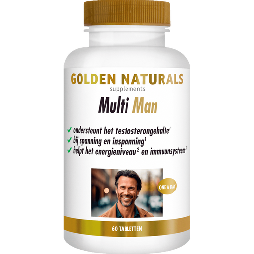 Golden Naturals Multi Man Tabletten 60 stuks
