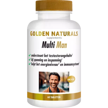 Golden Naturals Multi Man Tabletten 60 stuks