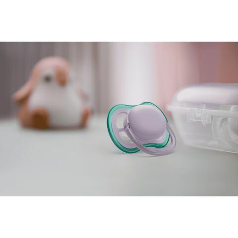 Philips Avent Fopspeen Ultra Air Day 0-6M Double Pack, mixed - SCF087/05