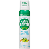 Happy Earth 100% Natuurlijke Whole Body Cedar Lime Deodorant Spray 100 ML