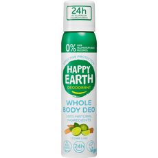 Happy Earth 100% Natural Whole Body Deo Spray Cedar Lime 100ML