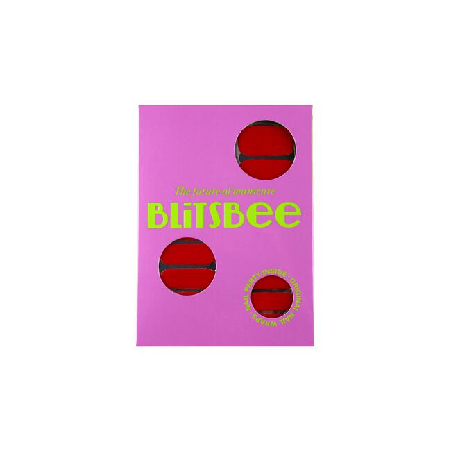 Blitsbee Hot Red Nagelstickers
