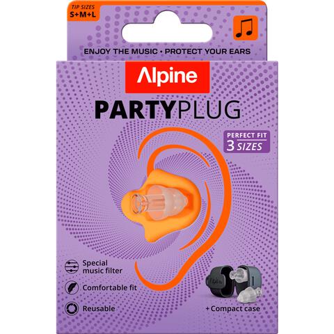 Alpine PartyPlug Transparant Herbruikbare Muziek Oordoppen 1 paar