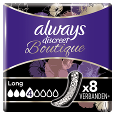 Always Discreet Boutique Urineverlies Verband Long Plus 8 Stuks