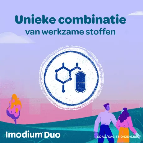 Imodium Duo 6 stuks