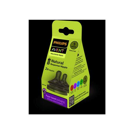 Philips Avent Flesspeen Natural SCY965/02 6,0 T5 2 stuks