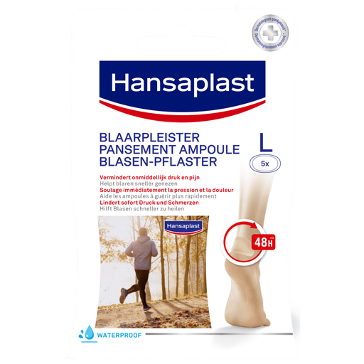 Hansaplast Blarenpleisters Groot 5 Stuks