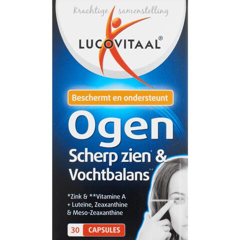 Lucovitaal Ogen, Scherp Zien & Vochtbalans Capsules
