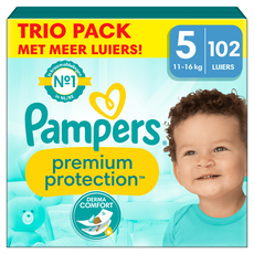 Pampers Premium Protection Luiers Maxi Geant Maat 5 11-16 KG 102 Stuks