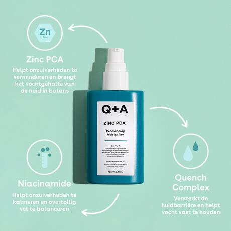 Q+A Zinc PCA Daily Moisturiser 75 ML