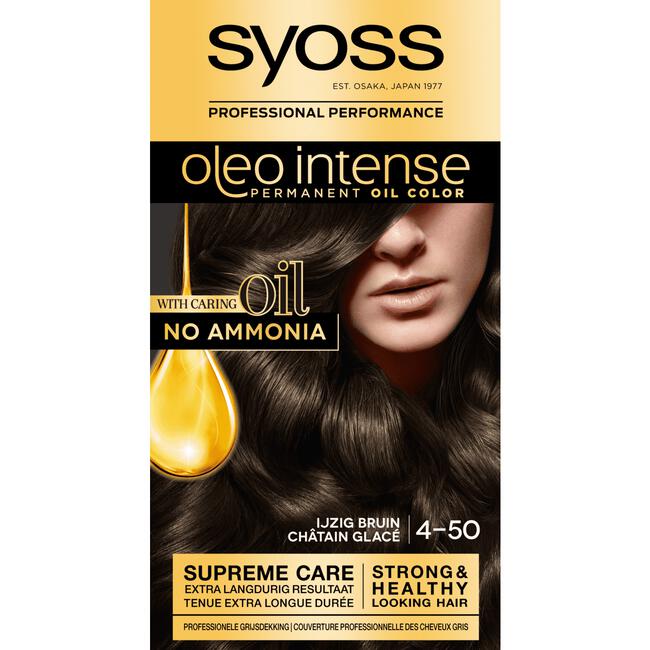 Syoss Oleo Intense 4-50 IJzig Bruin Haarverf