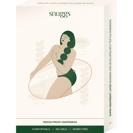 Snuggs period underwear Brazilian light black L