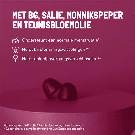 Yummygums Hormone Support gummies - suikervrij - 60 stuks