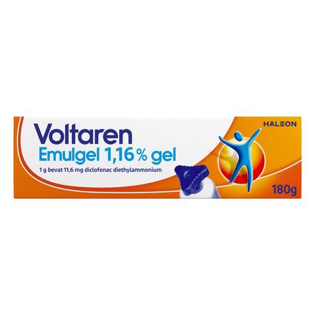 Voltaren Emulgel 1,16% (diclofenac) Bij Gewrichtspijn In Knie En Vinger 180 GR