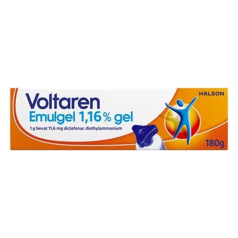 Voltaren Emulgel 1,16% (diclofenac) Bij Gewrichtspijn In Knie En Vinger 180 GR