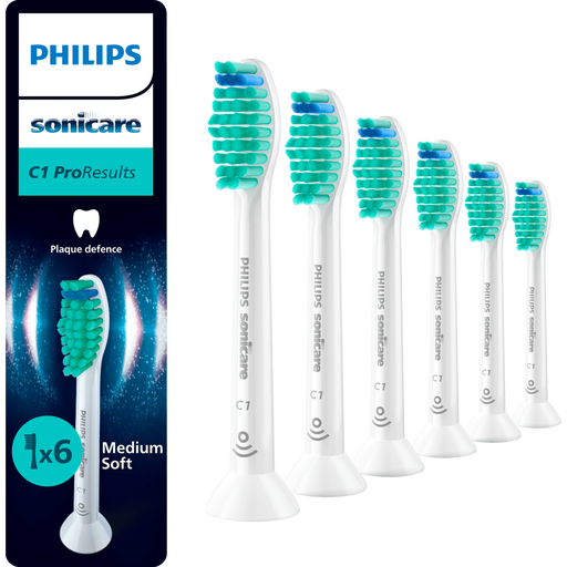 Philips Sonicare ProResults Opzetborstels Wit HX6016/87 6 stuks