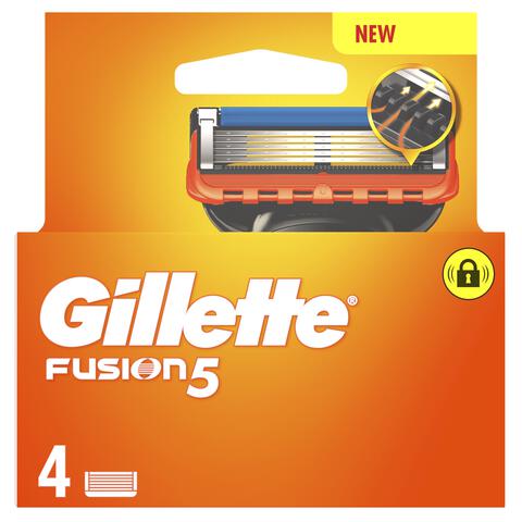 Gillette Fusion5 Navulmesjes 4 stuks