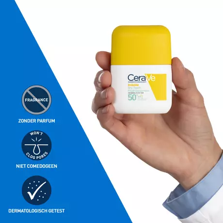 CeraVe Onzichtbare Dry Touch Fluïde Zonnebrandcrème SPF50 50 ML